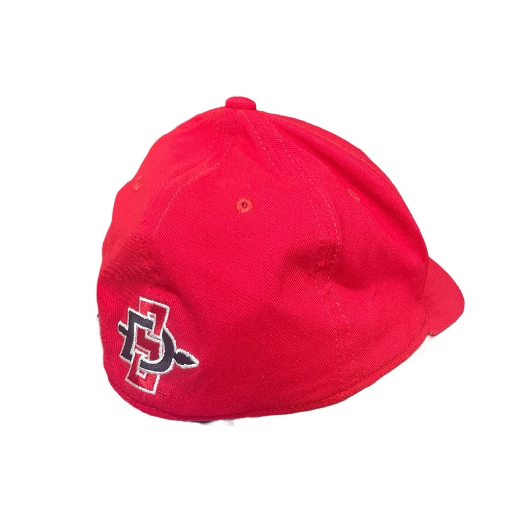 Nike San Diego State University Hat Small Fitted Red Dri-Fit Swoosh SDSU Aztecs - Picture 2 of 10